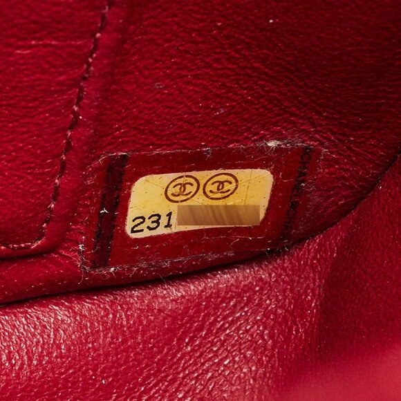 Chanel Red Quilted Cross Stitch Leather Small Coco Handle Bag - Picture 10 of 11